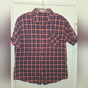 Tinkwell Short Sleeve Button Shirt sz Large